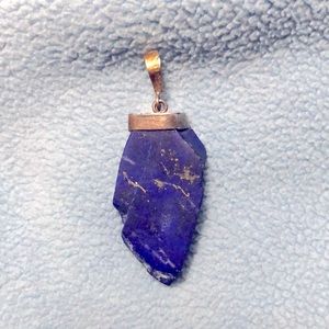 Lapis Lazuli Arrowhead Pendant